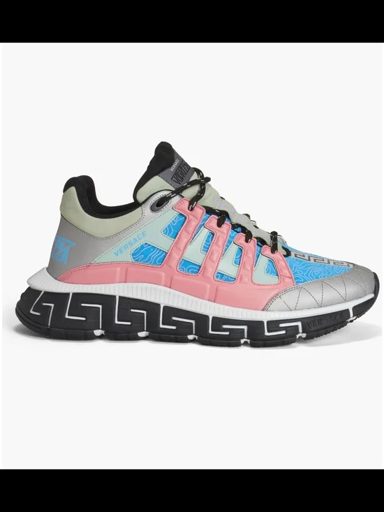 Versace Women’s Multicolor Athletic Sneakers - Pink & Blue - Picture 8 of 8